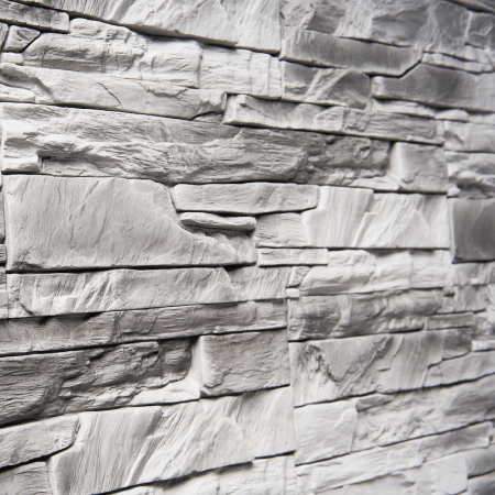 Мадрид — декоративный гипсовый камень для внутренней отделки, фактура Скала, сланец